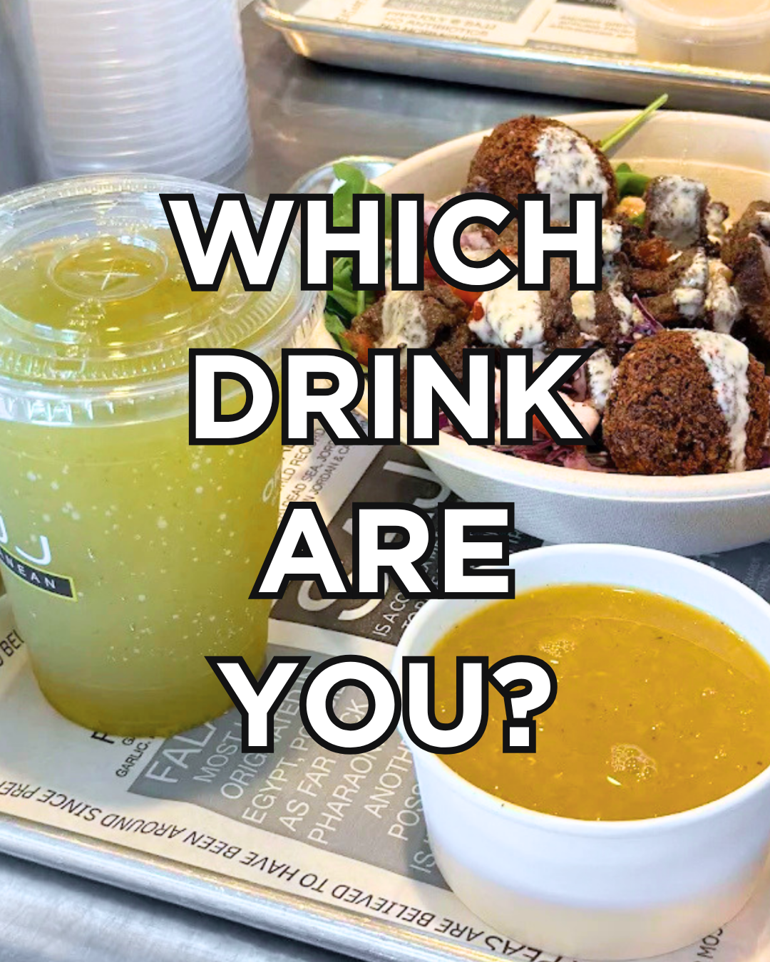 SAJJ Grid Graphics Drink Personality Concept 1
