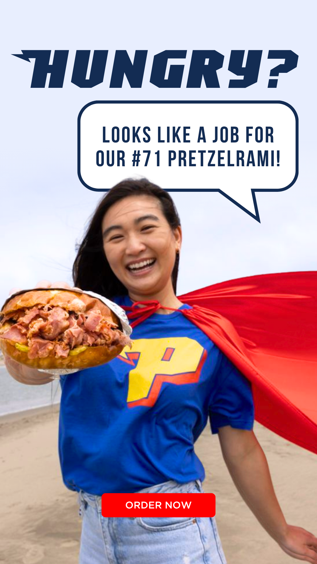 Pretzelrami Launch Graphic