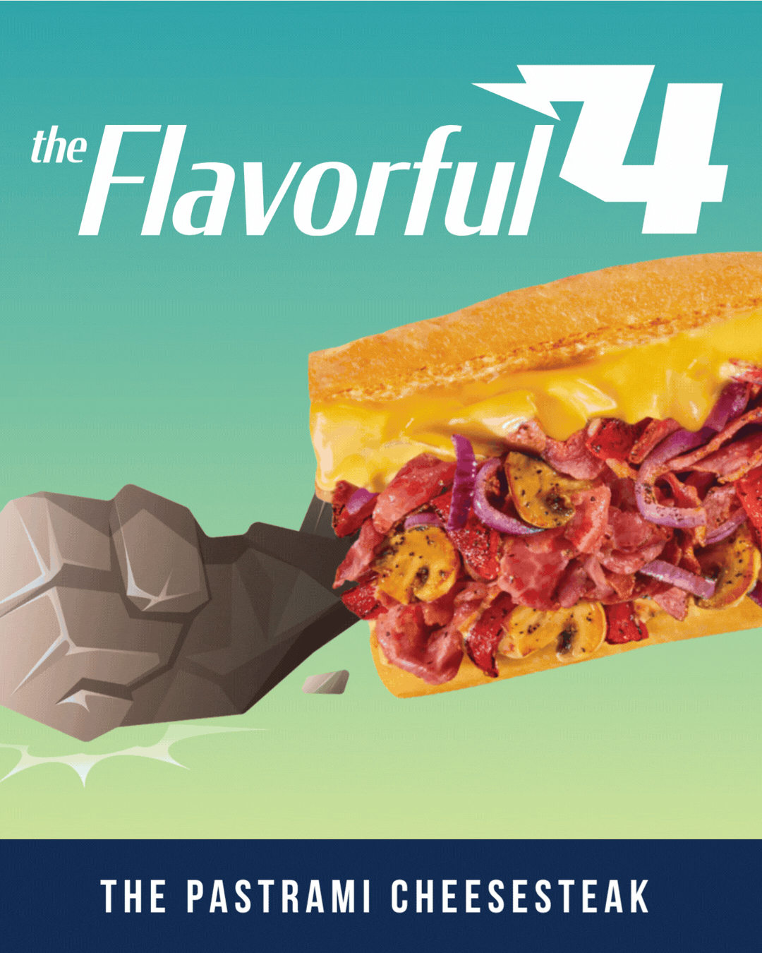 The Pastrami Cheese Steak